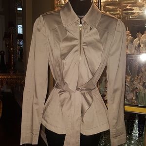 Elle zip up blouse/ jacket